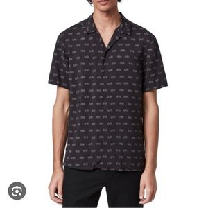 All Saints Snake Eyes button down shirt